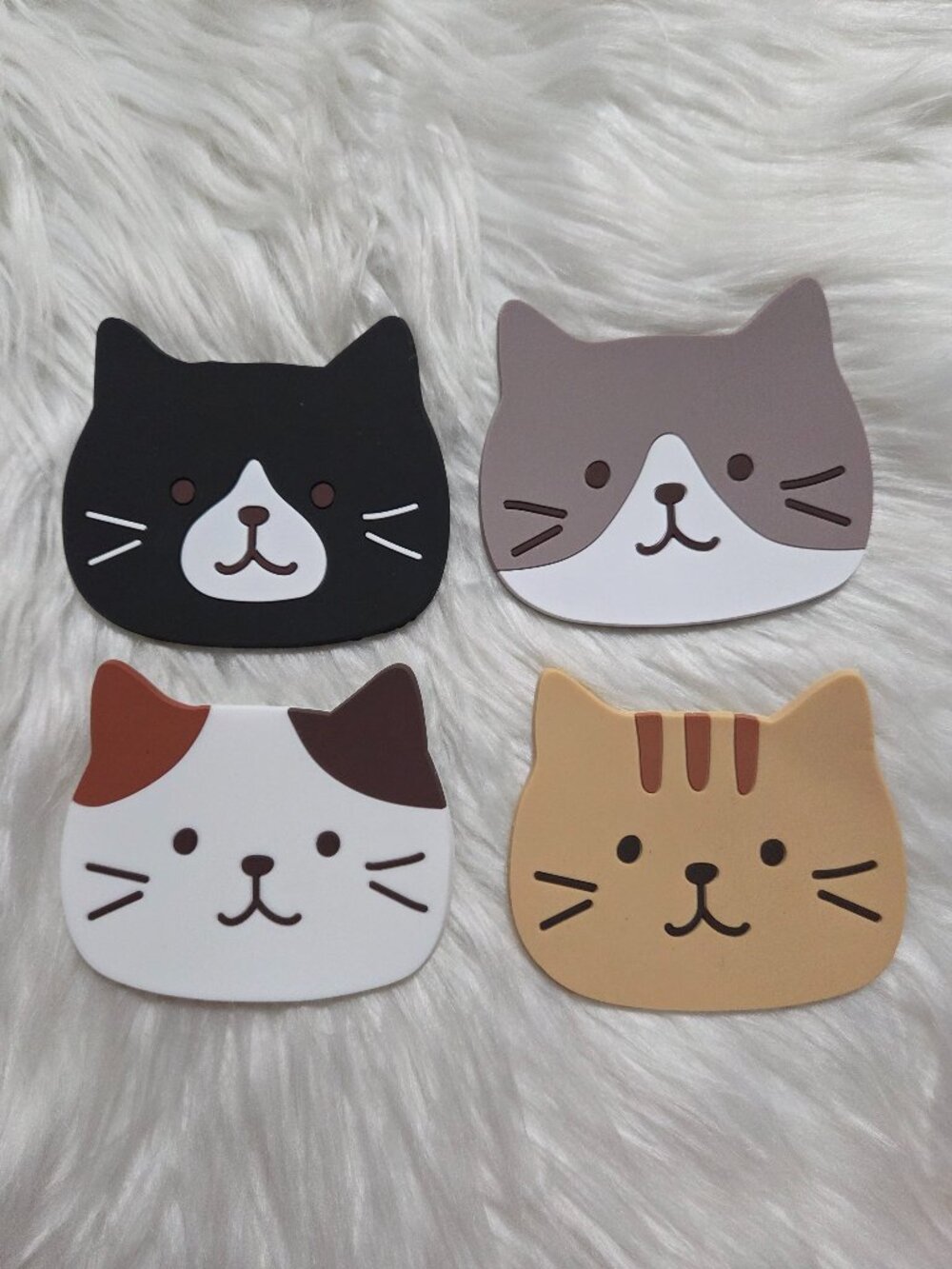 Kitty Cat Coaster Set